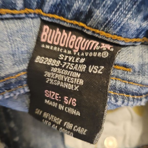 Women’s Vintage Bubblegum Denim Shorts Size 5/6 - Picture 8 of 11